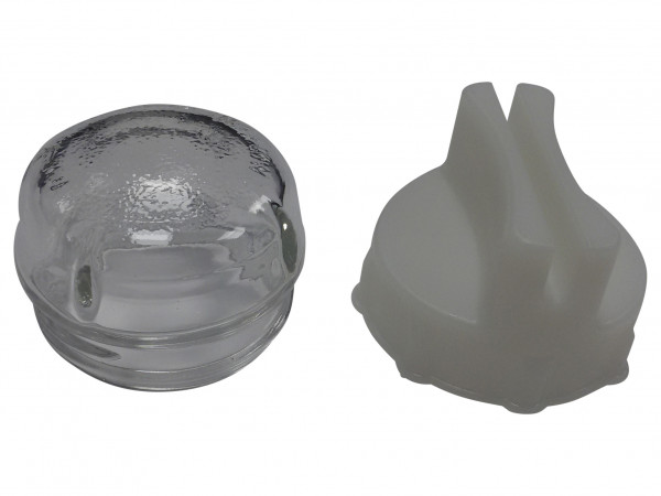 Lampenabdeckung Backofen Glas mit Entriegelungshilfe  0064.7309  00647309