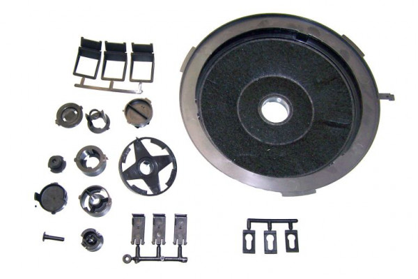 Aktivkohlefilter Dunstabzugshaube rund mit Zubehör 701.032
