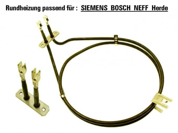 Heißluftheizung Backofen Siemens, Bosch, Neff 2100 W 201.695 00435829 00791579