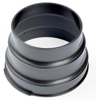 Abluftverbinder von 98,5 auf 120 mm  804.026