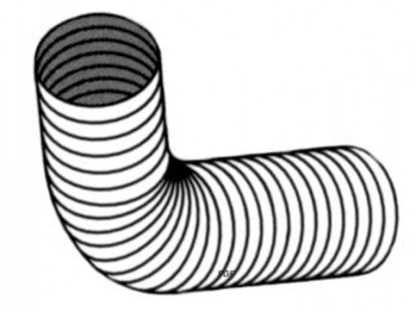 Abluftschl. 6 mt/ 80 mm 804.001