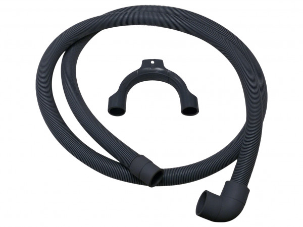Ablaufschlauch Waschmaschine Spülmaschine mit Winkeln Uniflex 2 m 111.216