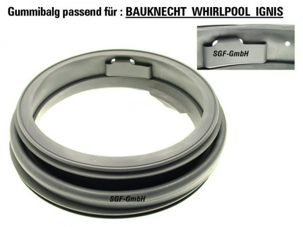 Türmanschette Waschmaschine für Gorenje 101.321